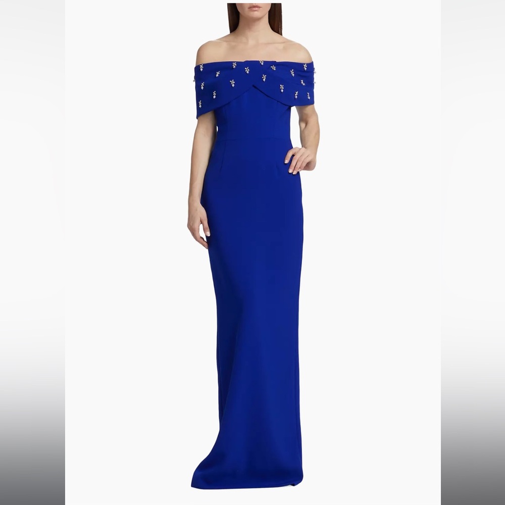 Teri Jon by Rickie Freeman

Faux Pearl-Embellished Column Gown